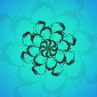 Abstract wavy background N50