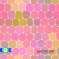 Colorful Honeycomb Seamless Background Vector N4
