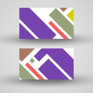 Vector business-card set for your design N420