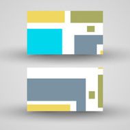 Vector business-card set for your design N421