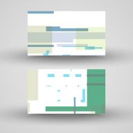 Vector business-card set for your design N424