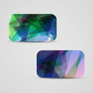 Vector business-card set for your design N425