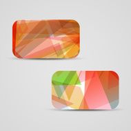 Vector business-card set for your design N426