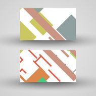 Vector business-card set for your design N427