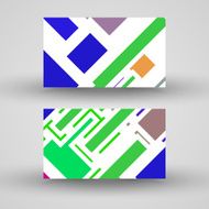 Vector business-card set for your design N429