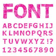Grunge alphabet N4