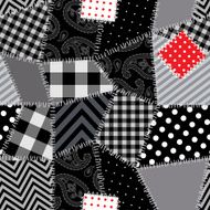 Patchwork seamless background