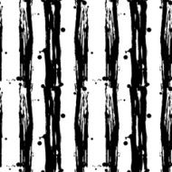 Seamless pattern stripes Black and white background vector