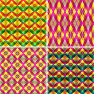 Set of shiny colorful backgrounds