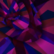 Abstract dark shape illustration N10