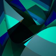 Abstract dark shape illustration N11