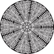 ancient pattern Vector illustration N39