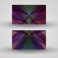 Vector business-card set for your design N431