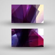 Vector business-card set for your design N433