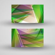 Vector business-card set for your design N434