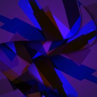 Abstract dark shape illustration N12