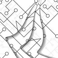 Circuit board illustration N72