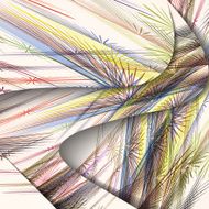 Abstract pattern of lines N126