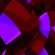 Abstract dark shape illustration N15