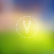 Abstract Modern Green and Blue Blur Background