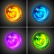 Bright round shapes