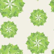 green triangle crystal seamless