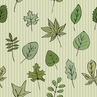 green leaves striped background N2
