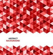 Abstract red triangle background N3