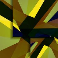 Abstract dark shape illustration N16