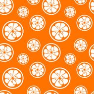Abstract citrus fruit seamless pattern Vector illustration N5