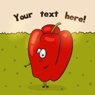 Pretty cartoon paprika N2