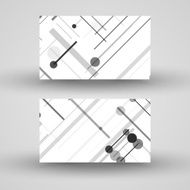 Vector business-card set for your design N435