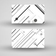 Vector business-card set for your design N436