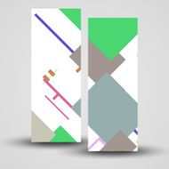 Vector banner set for your design N169