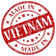 Made In Vietnam red stamp