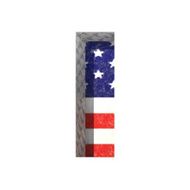 Vector American cutted figure i Paste to any background N2