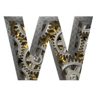 Vector gears cutted figure w Paste to any background N2