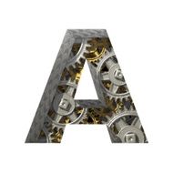 Vector gears cutted figure a Paste to any background N2