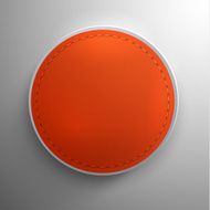 Abstract leather3d label