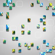 Abstract shapes background N301