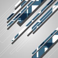 Abstract futuristic geometric shapes N125