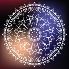 Mandala made of Seashells N3