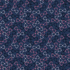 Seamless pattern with color bow-tie N2