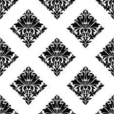 Damask Seamless Pattern Background N5