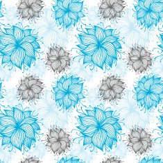 Stroke flower pattern