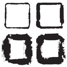 Grunge texture frame stamp Distressed texture N5