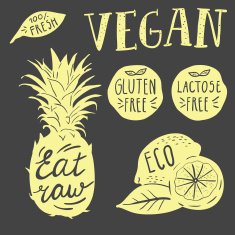 Lettering on fruits N2
