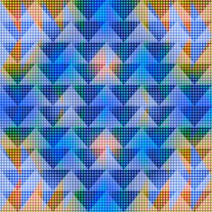 Geometric seamless colorful pattern N7