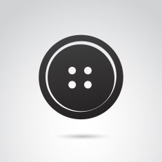 Button icon isolated on white background N2