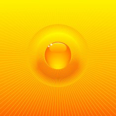 Sunny solar radiating background